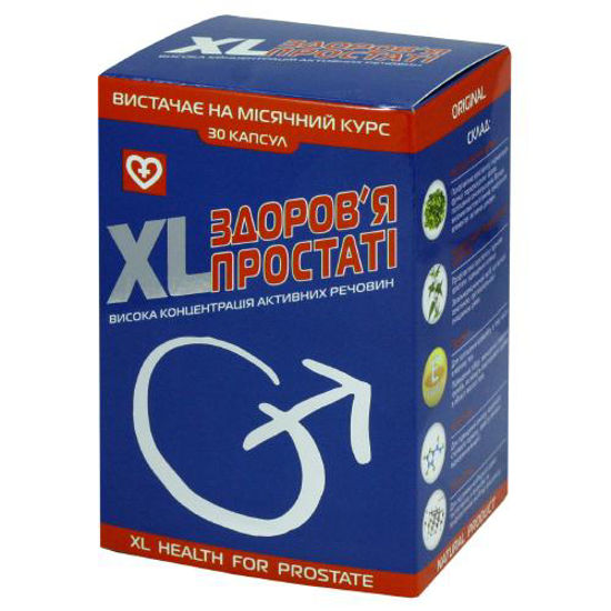 XL-Здоровье Простаты капсулы 500 мг №30